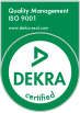 This service is provided by an organisation whose Quality Management System is certified to ISO 9001 by DEKRA Certification GmbH.